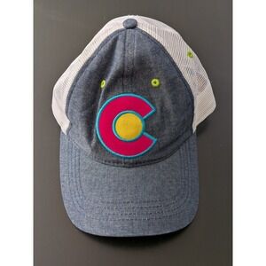 Colorado‎ State Flag Hat Souvenir Snapback Mesh Trucker Baseball Hat OSFM